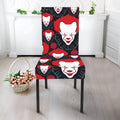 Halloween Scary Clown Pattern Print Dining Chair Slipcover
