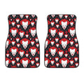 Halloween Scary Clown Pattern Print Front Car Floor Mats
