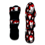 Halloween Scary Clown Pattern Print Muay Thai Shin Guard