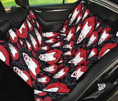 Halloween Scary Clown Pattern Print Pet Car Back Seat Cover