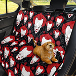 Halloween Scary Clown Pattern Print Pet Car Back Seat Cover