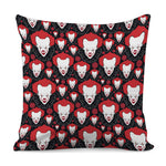 Halloween Scary Clown Pattern Print Pillow Cover