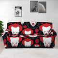 Halloween Scary Clown Pattern Print Sofa Cover