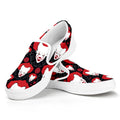 Halloween Scary Clown Pattern Print White Slip On Sneakers