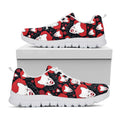 Halloween Scary Clown Pattern Print White Running Shoes