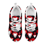 Halloween Scary Clown Pattern Print White Sneakers