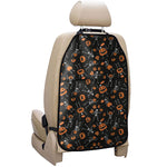 Halloween Skeleton And Pumpkin Print Car Seat Organizers