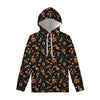 Halloween Skeleton And Pumpkin Print Pullover Hoodie