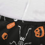 Halloween Skeleton And Pumpkin Print Sofa Cover