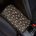 Halloween Skeleton Party Pattern Print Car Center Console Cover