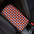 Halloween Skull And Bone Pattern Print Car Center Console Cover