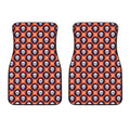 Halloween Skull And Bone Pattern Print Front Car Floor Mats
