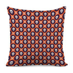 Halloween Skull And Bone Pattern Print Pillow Cover