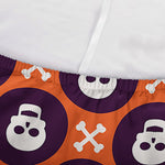 Halloween Skull And Bone Pattern Print Sofa Cover