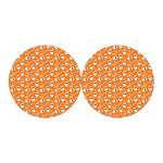 Halloween Skull Pattern Print Car Coasters