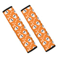Halloween Skull Pattern Print Car Seat Belt Covers