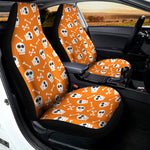 Halloween Skull Pattern Print Universal Fit Car Seat Covers