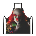 Halloween Smiling Clown Print Apron