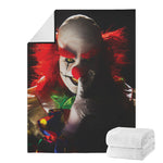 Halloween Smiling Clown Print Blanket