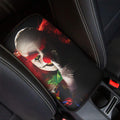 Halloween Smiling Clown Print Car Center Console Cover