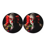Halloween Smiling Clown Print Car Coasters