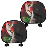 Halloween Smiling Clown Print Car Headrest Covers