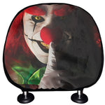 Halloween Smiling Clown Print Car Headrest Covers