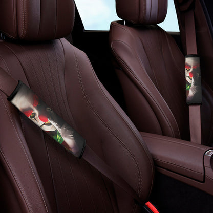 Halloween Smiling Clown Print Car Seat Belt Covers