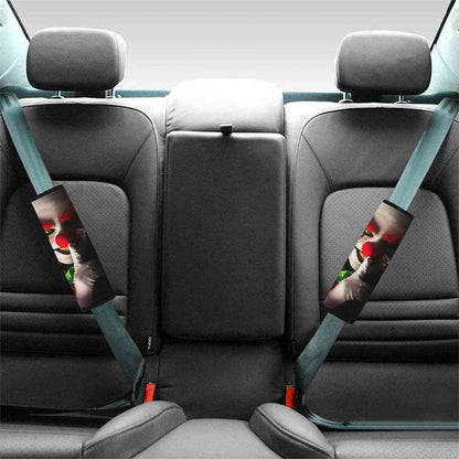 Halloween Smiling Clown Print Car Seat Belt Covers