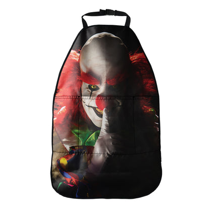 Halloween Smiling Clown Print Car Seat Organizers