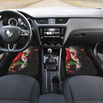 Halloween Smiling Clown Print Front and Back Car Floor Mats