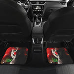 Halloween Smiling Clown Print Front and Back Car Floor Mats