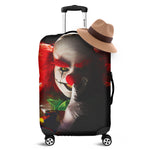 Halloween Smiling Clown Print Luggage Cover