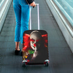 Halloween Smiling Clown Print Luggage Cover
