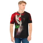 Halloween Smiling Clown Print Men's T-Shirt
