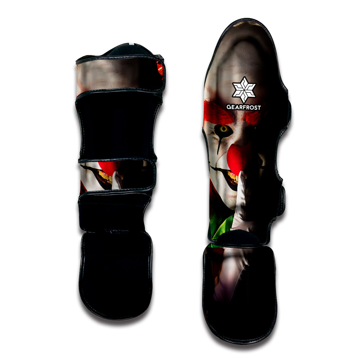 Halloween Smiling Clown Print Muay Thai Shin Guard