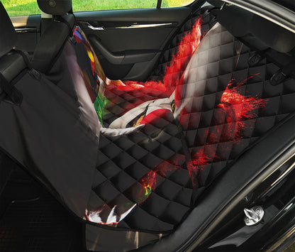Halloween Smiling Clown Print Pet Car Back Seat Cover