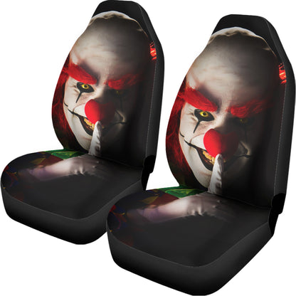Halloween Smiling Clown Print Universal Fit Car Seat Covers
