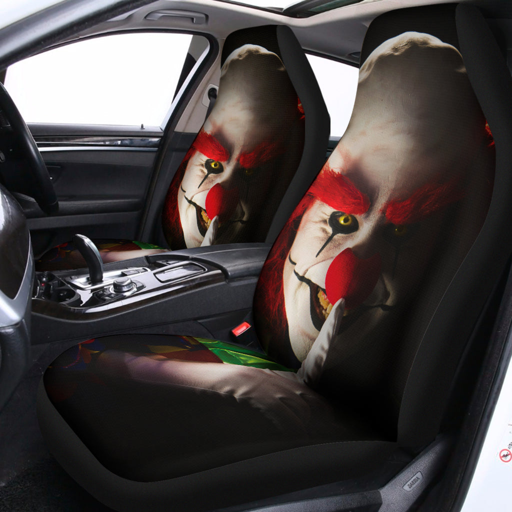 Halloween Smiling Clown Print Universal Fit Car Seat Covers