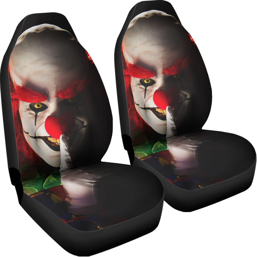 Halloween Smiling Clown Print Universal Fit Car Seat Covers