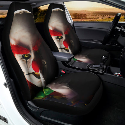 Halloween Smiling Clown Print Universal Fit Car Seat Covers