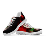 Halloween Smiling Clown Print White Sneakers