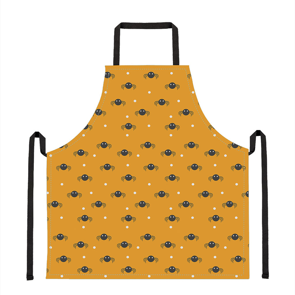 Halloween Spider Pattern Print Apron