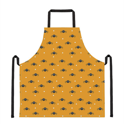 Halloween Spider Pattern Print Apron