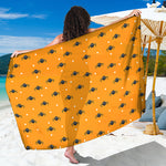 Halloween Spider Pattern Print Beach Sarong Wrap