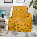 Halloween Spider Pattern Print Blanket