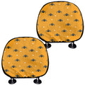 Halloween Spider Pattern Print Car Headrest Covers