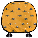 Halloween Spider Pattern Print Car Headrest Covers