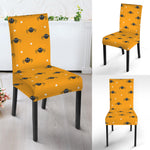 Halloween Spider Pattern Print Dining Chair Slipcover