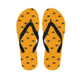 Halloween Spider Pattern Print Flip Flops